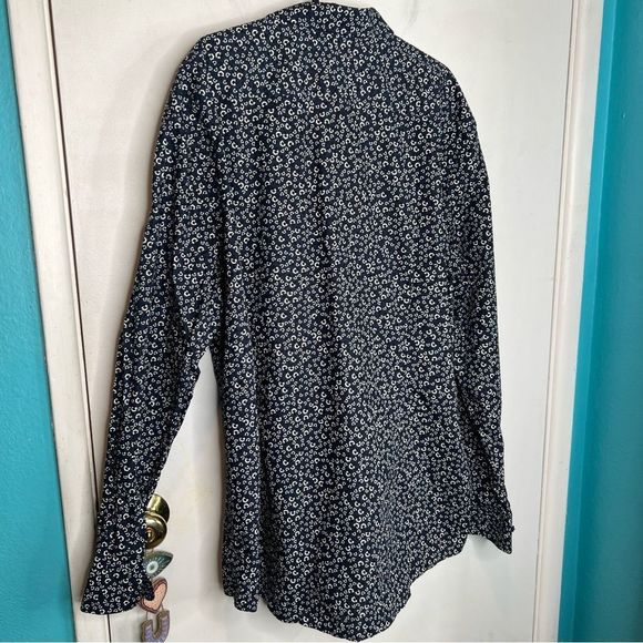 Boss long sleeves slim fit button down shirt mini floral print - Picture 2 of 8